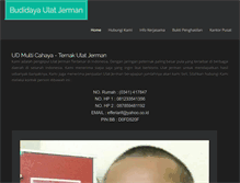Tablet Screenshot of kumbangjerman.com